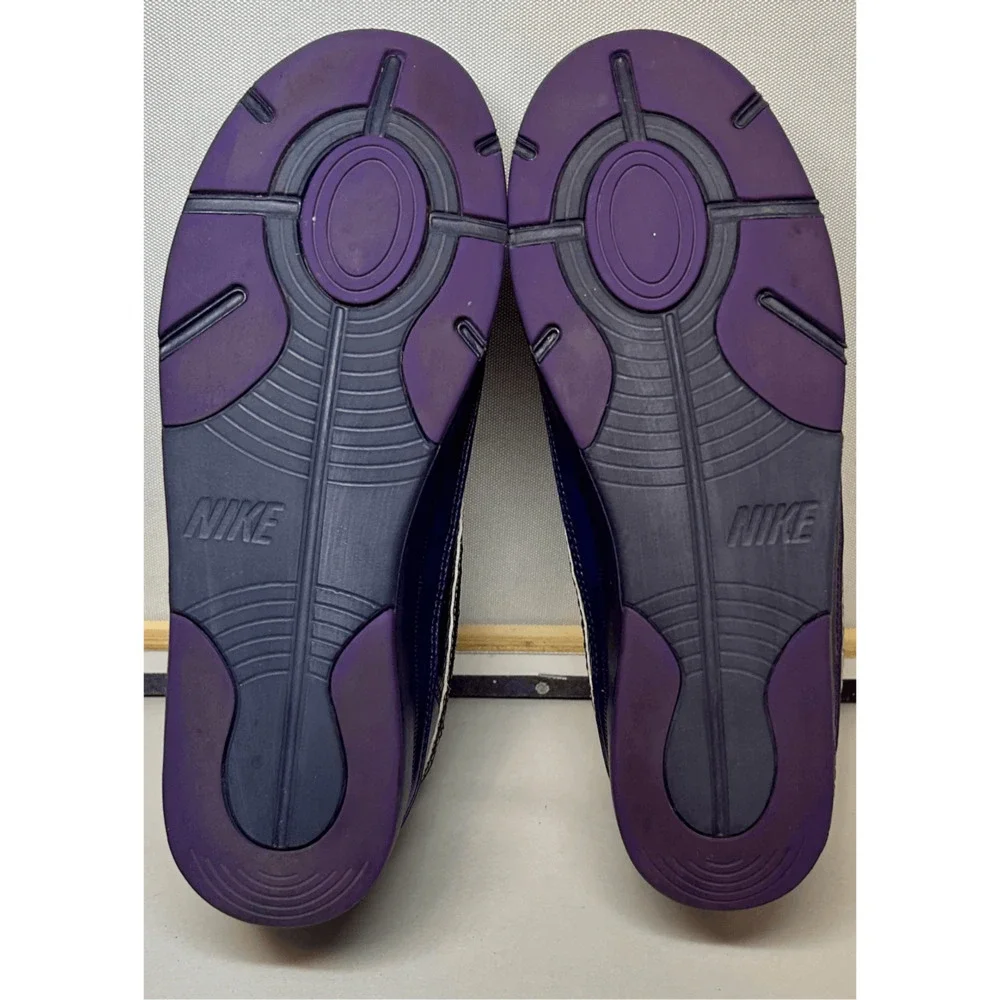 2011 Nike Air Troupe Low Imperial Purple w/ Gold Laces  324923-500 Very Race EUC